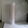 European Hotel Decorative Acrylic Cylinder Copper Bedside Wall Lamp